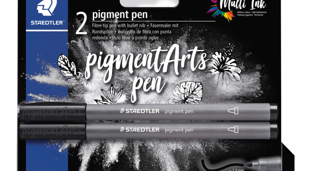 Die sechs Grau- und Schwarztöne der pigment soft brush pens eignen sich ideal für Schatteneffekte.