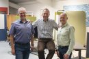 Die drei Geschäftsführer der Höchemer Büro GmbH & Co. KG (von links): Michael Wolf, Thomas Höchemer und Jochen Heinkel