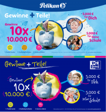 Zu Beginn des neuen Jahres starten Pelikan und Oxford vom 1. Januar bis 30. April 2026 jeweils ihr eigenes Online-Gewinnspiel.