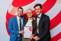 v.l.n.r.: Gordon Noll (Head of Marketing International Premium/Faber-Castell), Peter Wilden (Senior Industrial Designer/noto GmbH) und Felix Giegler (Product Manager Premium/Faber-Castell)