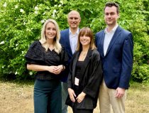 Franziska Köster, Steffen Kahnt, Nina Stoll, Jean Lucas Dürand (von links)